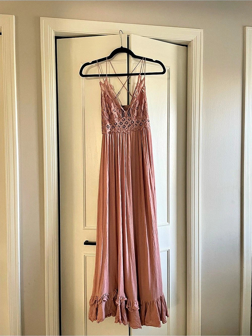 Free People FP One Adella Maxi Dress Pink